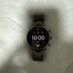 FOSSIL スマートウォッチ シルバー 中型