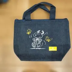 スヌーピー ダークデニム トートバッグ