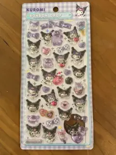 Kuromi ボンボンドロップ ステッカー　クロミ