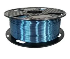 シルク PLA フィラメント　エナメルブルー　1.75mm 1KG 3Dプリント