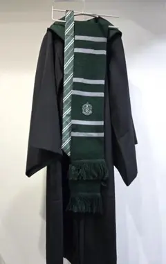 ハリーポッター スリザリン ローブ セット ハーマイオニー 杖 美品