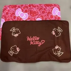 ハローキティ フリースブランケット2枚セット