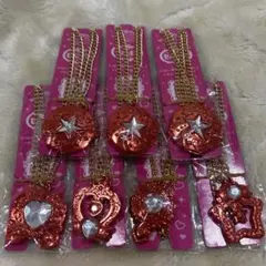 セボンスター 7個 メッキ 赤 レッド まとめ売り