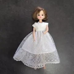 リカちゃん服ハンドメイド 〜白チュール〜 - メルカリ