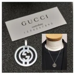 GUCCI インターロッキングG ネックレス トップ 925 GG