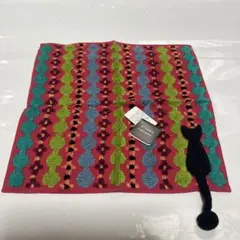 ATSUKO MATANO タオルハンカチ 猫 アップリケ付　新品タグ付きのサムネイル