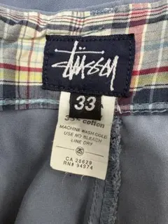 Stussy メンズ 膝下ショーツ ライトブルー 33 USA製のサムネイル
