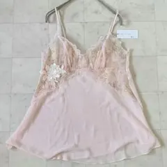 ワコール　パルファージュ 　キャミソール ピンク 透け感 　新品タグ付　M