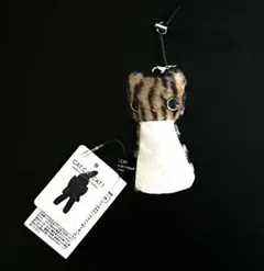 イヤホンジャックカバー アクセサリーパーツキーホルダー ねこ cat