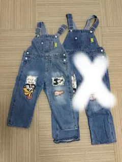 Aya様専用　BREEZE ブリーズ ディズニー デニムオーバーオール 100c
