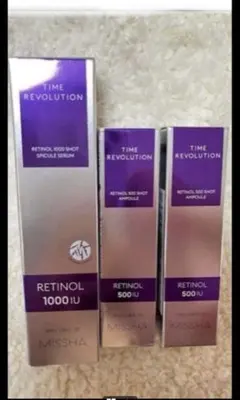 MISSHA TIME REVOLUTION RETINOL セラム 3点セットのサムネイル