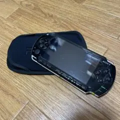 【ジャンク】 PSP1000本体 ポーチ付き ブラック