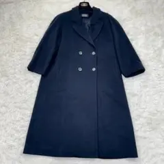 極美品✨BELTA BUONO カシミヤ100% ダブルチェスターコート 黒 M