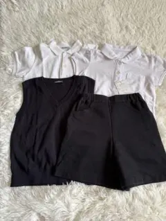 ❣️ファミリア❣️ポロシャツ2枚とベスト&キュロットのセット120cm