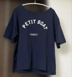 プチバトー　Tシャツレディースマリン　ネイビーのサムネイル