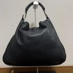 大容量✨️SAZABY ワンショルダーバッグ レザー 本革 A4黒 キタムラコラボ