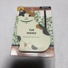 Greeting Life アニマルダイカットメモ ねこ