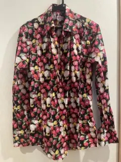 VALENTINO ✖️アンダーカバー 花柄 フリル 長袖シャツ ブラウス 