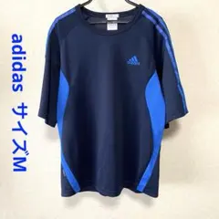 アディダス ClimaLite 半袖Tシャツ M ネイビー スポーツ