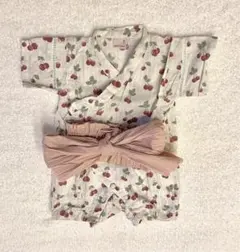 petit main 浴衣 甚平 ベビー70 女の子向け