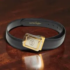 ✨美品✨must de Cartier 本革 レディースベルト BLKのサムネイル