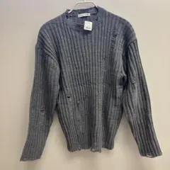 新品未使用　タグ付き！！グレーニット