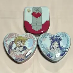 ふたりはプリキュア ハートショコラ缶 コミューン缶 3点セット