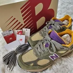 【新品 USA製】ニューバランス U993OL Olive Leaf 27cmのサムネイル