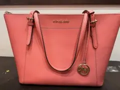 マイケルコース　サーモンピンク　バッグ
