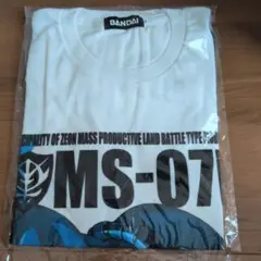 バンダイBANDAI機動戦士ガンダム MS07Bグフ フルカラーTシャツ　白 L