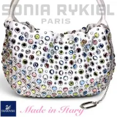 希少/SONIA RYKIEL/スタッズ/ビジュー/ラインストーン/ドミノバッグのサムネイル