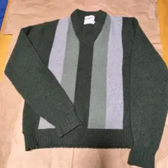 グッドイナフ goodenough モヘア ボーダー ニット - メルカリ