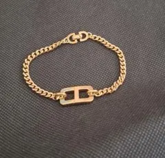 【美品】Christian Dior CDロゴ　喜平チェーン ブレスレット