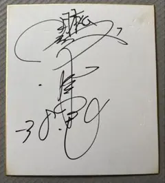 直筆サイン】日本ハムファイターズ 片岡篤史 色紙 - メルカリ
