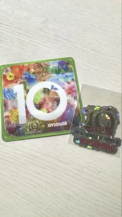 Mrs.GREEN　APPLE ラウンドワンJOYSOUND コラボ　コースター