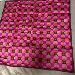 CELINE 幾何学模様 シルクハンカチ