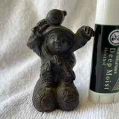 高村泰正　証書　布袋　七福神 　銅製 彫刻 仏像 置物 風水 開運 金運 骨董 高村泰正 証書 布袋 七福神 銅製 彫刻 仏像 置物 風水 開運 金運