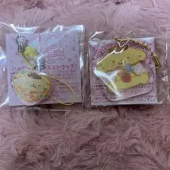 いちご新聞の付録　ストラップ　キーホルダー　ポムポムプリン