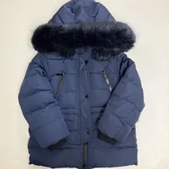ZARA GIRLS ネイビーダウンコート 110cm