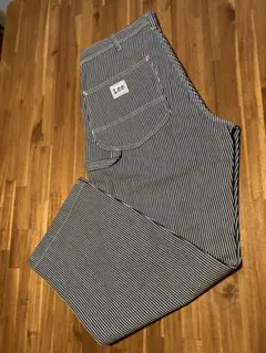 Lee DUNGAREES ヒッコリーストライプ ワークパンツ Lサイズ
