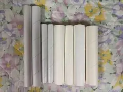 ラップ芯/キッチンペーパー芯/ホワイト/白/円筒形/工作