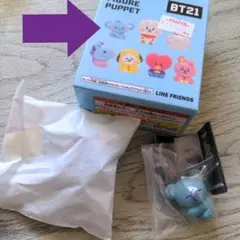 BTS BT21 KOYA ハグコット フロッキーフィギュア