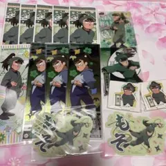 忍たま乱太郎　中在家長次 まとめ売り　ロングステッカークリアカードアクスタ