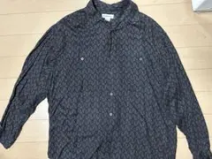 claiborne ペイズリー柄 長袖シャツ L レーヨン100%