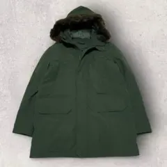 【美品　希少L！】ユニクロ　ウルトラウォームハイブリッドダウンコート　オリーブ