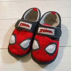 スパイダーマン　スリッパ　ルームシューズ　 キッズ