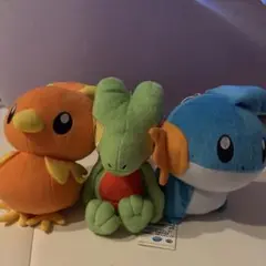 ポケモン ぬいぐるみセット ポッチャマ・キモリ・アチャモ