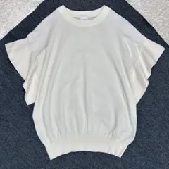 Spick&Span COOLフレアフレンチスリーブプルオーバー オフホワイトのサムネイル