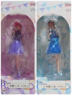 セット売 五等分の花嫁 フィギュア 一番くじ 五つ子セレブレーション 二乃 三玖