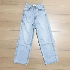 ✨フォロー割有✨【AZULbymousy】ハイウエストデニムワイド S ⭐️美品⭐️